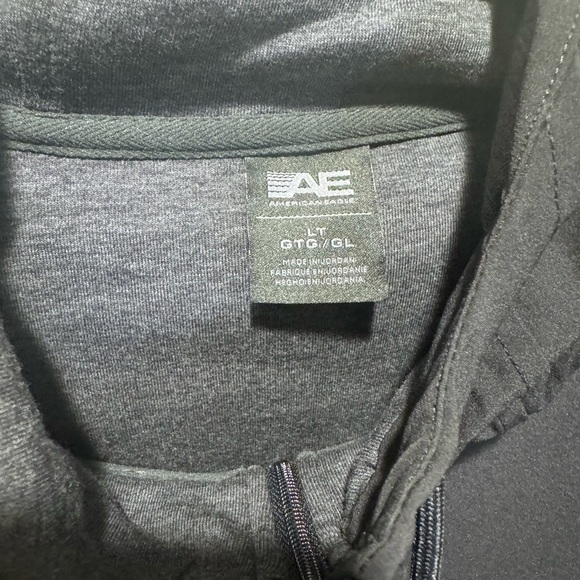 American Eagle Outfitters Charcoal and Black Hoodie - Picture 2 of 5